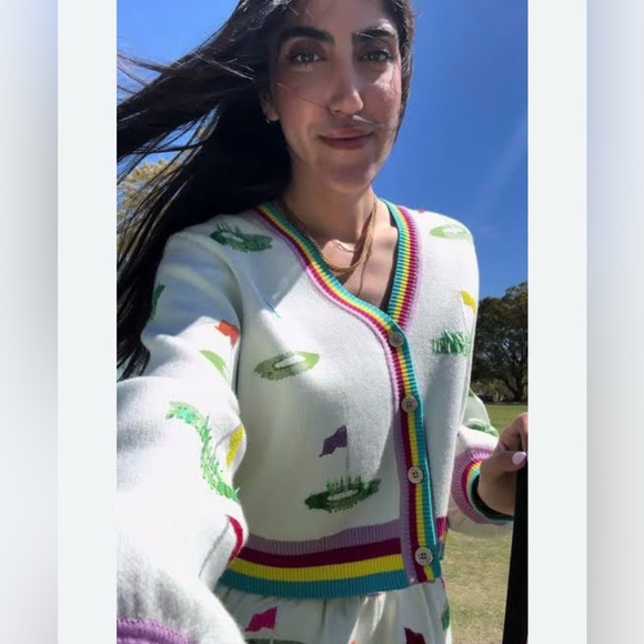 Queen of Sparkles | Golf Cardigan. - Picture 2 of 10